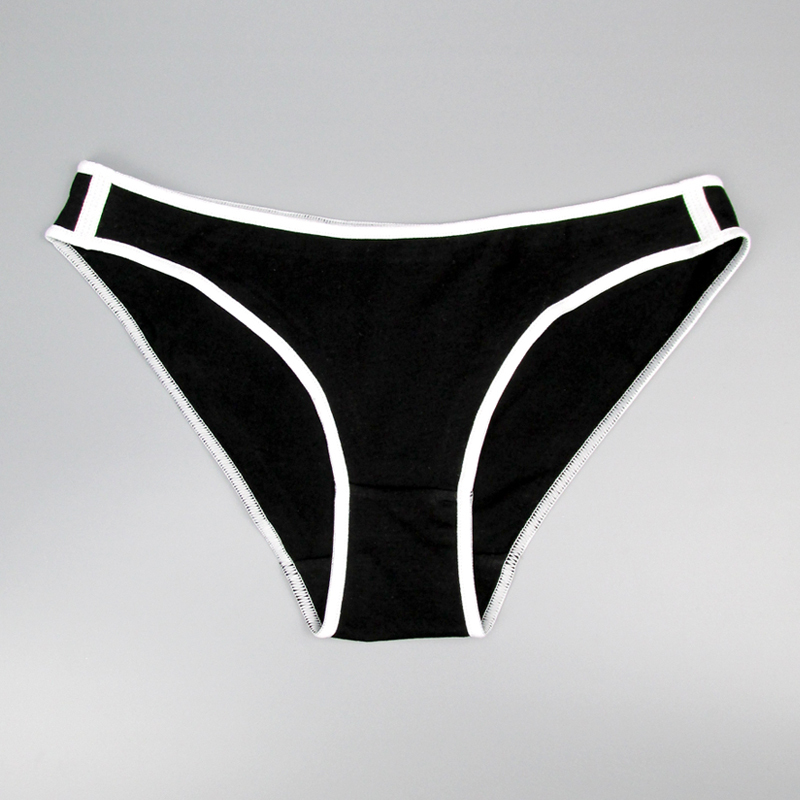 suntek低腰半包臀三角裤女 底裤女内裤棉棉底裆 白色性感女生内裤