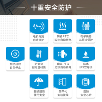 美的照明暖风模块浴霸灯取暖集成吊顶排气扇照明一体卫生间八合一热暖风机