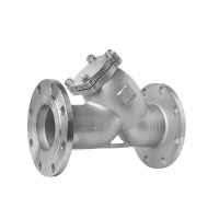 大迈质造304不锈钢法兰Y型过滤器滤网管道排污阀门DN125