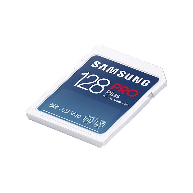 三星(SAMSUNG)PRO SD存储卡 128GB读速160mb/s微单反储存卡适用佳能尼康索尼松下相机内存卡 SD卡