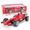 超大2.4G高速漂移RC遥控赛车 F1方程式竞技车模把充电玩具 中款红色-手柄 标配+2充电电池+1充电器