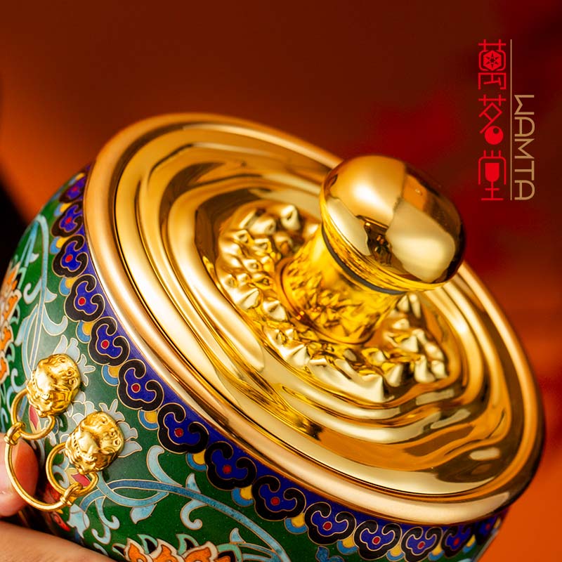万茗堂太和双尊聚宝盆750ml*2坛高端文创白酒 精美礼盒装高清大图