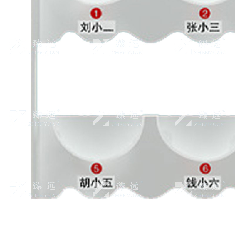 臻远ZY-AQMJ-16安全帽架挂墙存放头帽架摆放架车间壁挂式放置架 二层十位高清大图