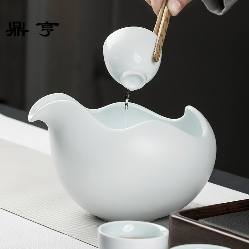 鼎亨陶瓷茶洗大号家用笔洗小水盂龙泉青瓷花盆茶具茶道零配件水洗