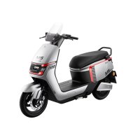 新日 电动摩托车 路行M5 72V35Ah石墨烯含纸箱包装包邮 冰晶银