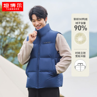 坦博尔男士羽绒马甲时尚立领韩版潮流休闲保暖百搭秋冬外套潮