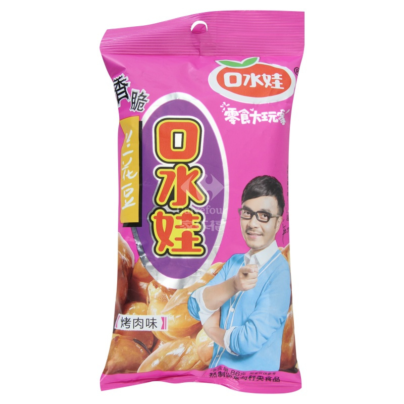 口水娃 兰花豆烤肉味86g