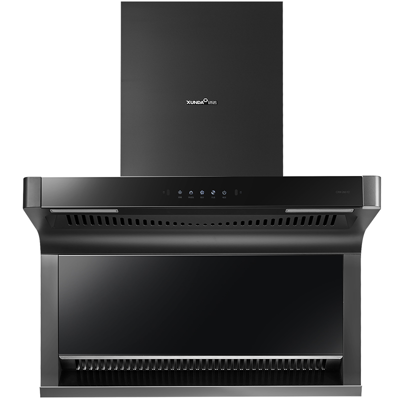 迅达油烟机 新品y2 21立方大吸力 7字烟机 侧吸 顶吸 智能体感交互,热