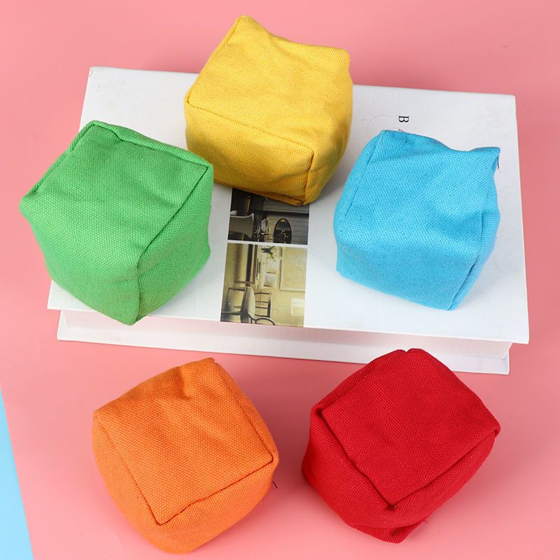 沙包儿童丢沙包幼儿园小学生手抓迷你小沙包手工玩具带绳沙包怀旧加厚