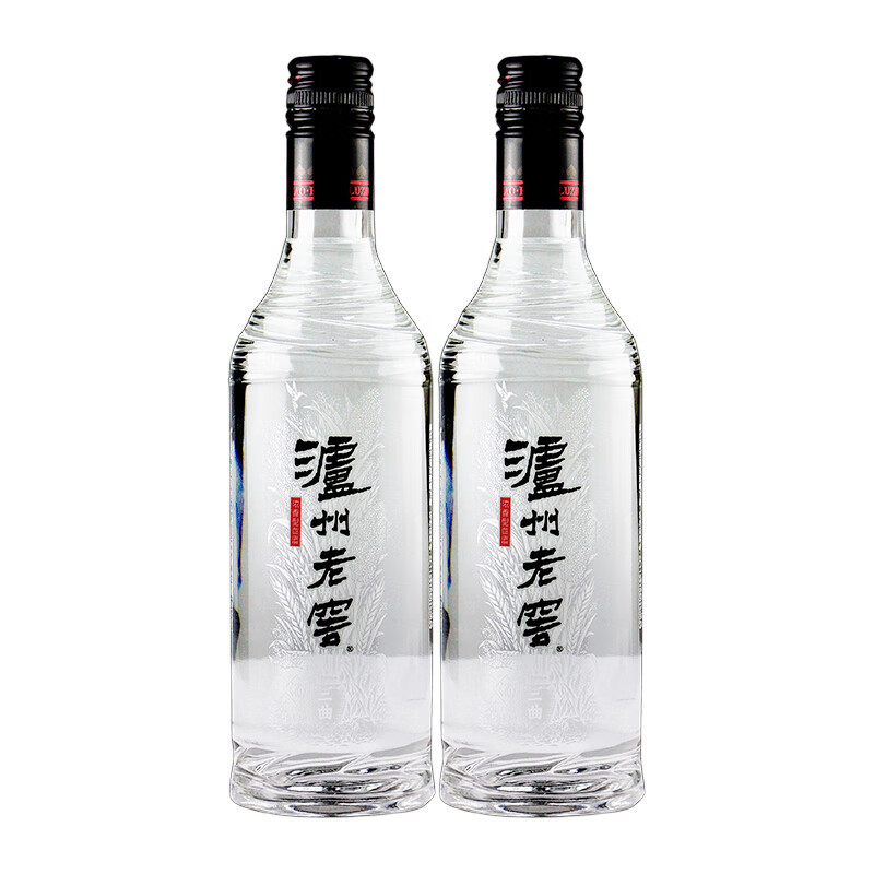 泸州老窖二曲黑盖42度500ml2瓶光瓶酒浓香型白酒2970