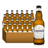 进口啤酒比利时风味精酿啤酒福佳Hoegaarden白啤酒330ml*24瓶整箱装
