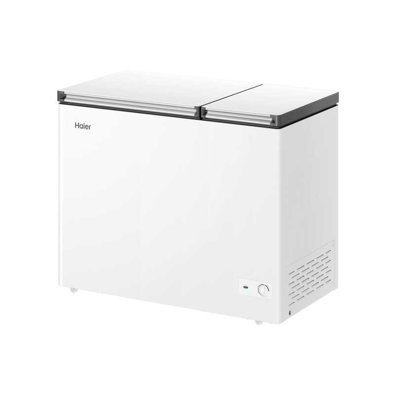 海尔(Haier)210升卧式冰柜冷柜 大冷冻小冷藏冰箱 双温储鲜双重抗菌 100h断电保护 FCD-210GHXD图片