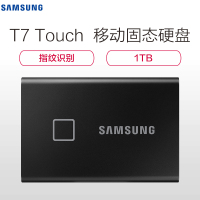 三星(SAMSUNG)T7 Touch 1TB移动硬盘usb3.2金属指纹加密手机电脑移动固态硬pssd 经典黑