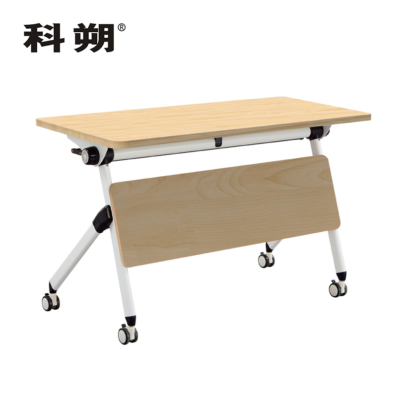 科朔 折叠桌条桌长条会议桌翻版桌会议桌1800W*400D*750H FT-16318高清大图