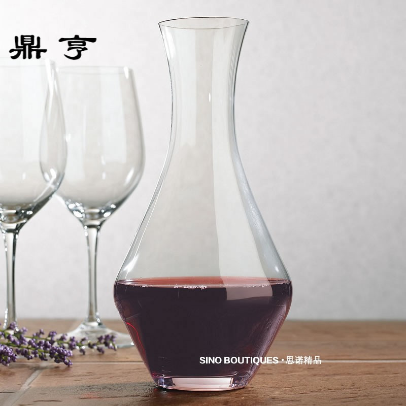 鼎亨德国进口无铅玻璃梅洛红酒醒酒器家用分酒壶酒具小号970ml