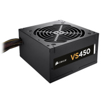 美商海盗船 VS450 额定450W 主动PFC 12CM静音风扇台式机电脑电源