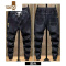 YANXU干活穿的裤子男耐磨脏劳保上班牛仔工作服加绒加厚休闲运动