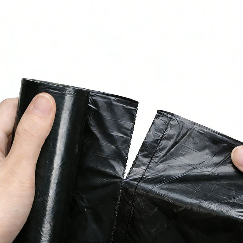 齐心L101 加厚垃圾袋30个装45*50cm 黑高清大图