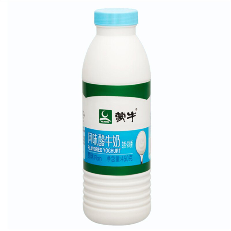 蒙牛瓶装原味酸奶450g