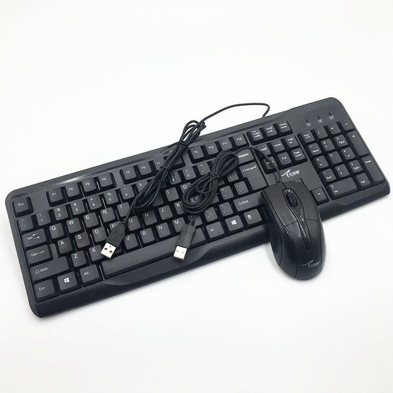 键盘鼠标套装孔接口老式台式机工控机商务办公防水