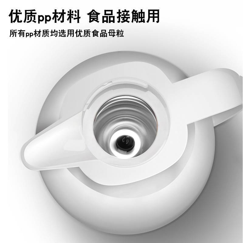 保温壶家用保温水壶大容量欧式暖水瓶小型暖壶玻璃内胆热水瓶暖壶 新年红 1000毫升 不喝隔夜水