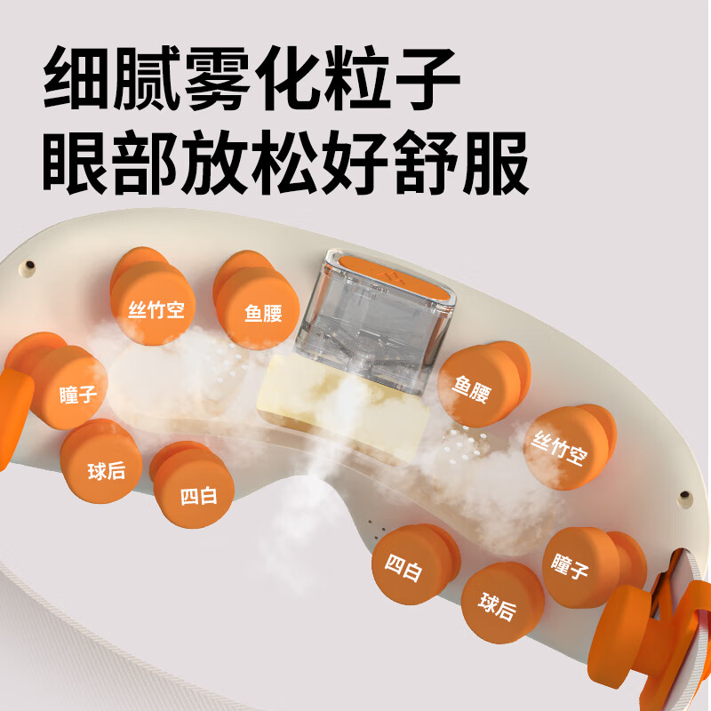 和正 眼部按摩器蒸汽眼罩 润眼干眼症雾化护眼仪 热敷眼睛可按摩太阳穴生日礼物送女友 健康礼品送老人HZ-QNA-18高清大图