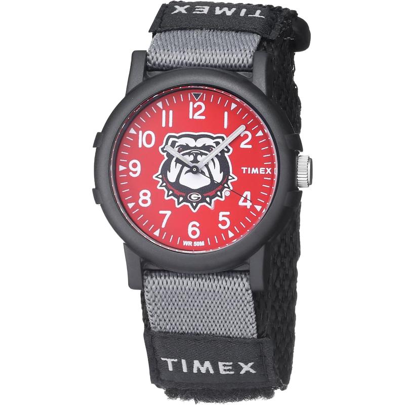 TIMEX/天美时女款mm红面黑带防滑腕表运动休闲手表高清大图