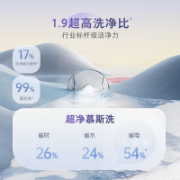 石头迷你洗烘一体机M1S Pure大容量迷你母婴儿童内衣专用洗烘一体机 高温煮洗 UVC除菌 夜间托管 智能投放