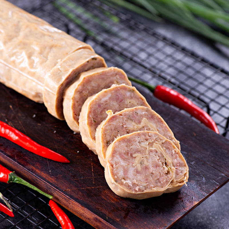 毛家扦子猪肉风味450g/袋徐州沛县特产熟食香肉毛家扦子焖子卷煎