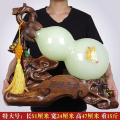 玉石葫芦摆件家居客厅电视柜摆设风水玄关店铺酒柜收银台装饰_655_147