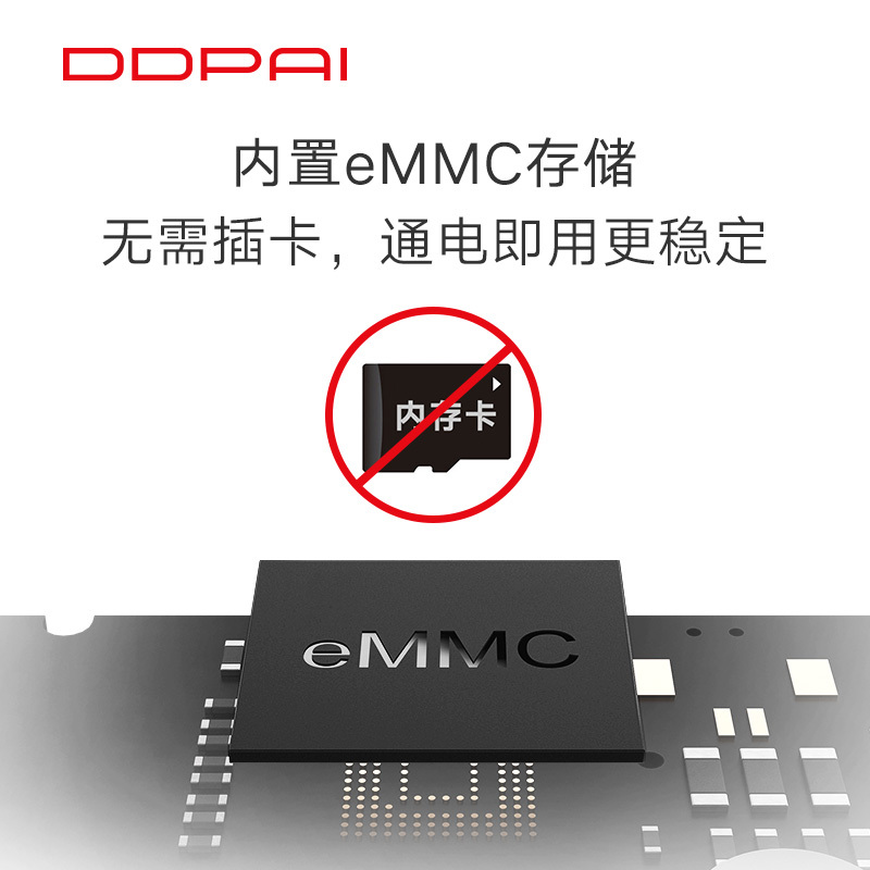 盯盯拍mini one夜视 汽车行车记录仪全景高清夜视停车监控24小时手机互联+智能降压线+stp燃油宝