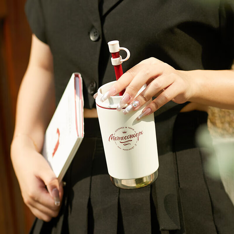 MOMOCONCEPT 保温杯 咖啡饮品 390ml高清大图