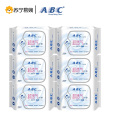 ABC超透气棉柔 护垫163mm*6包超薄透气132片 k25*6包