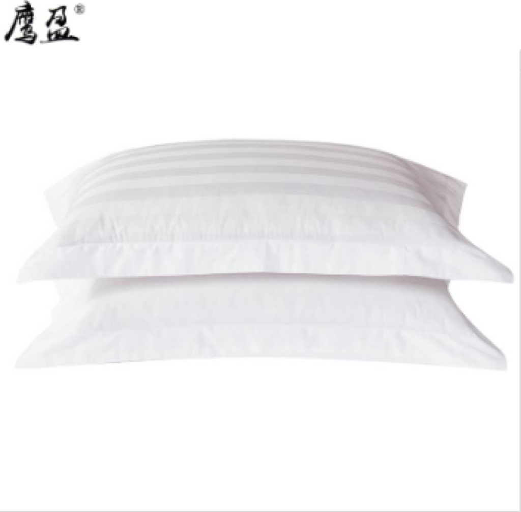 鹰盈 三公分缎条枕套75*50cm 1个高清大图