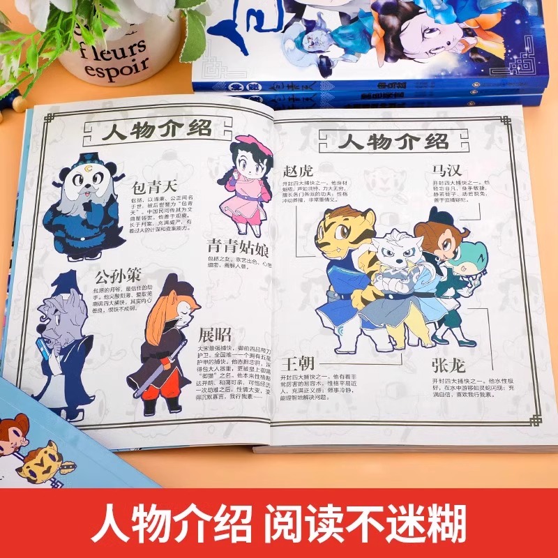 [5册]神探包青天 [正版]全套5册神探包青天 小学生三四五年级必读的课外阅读书籍 探案推理书漫画故事侦探小说 四川少年高清大图