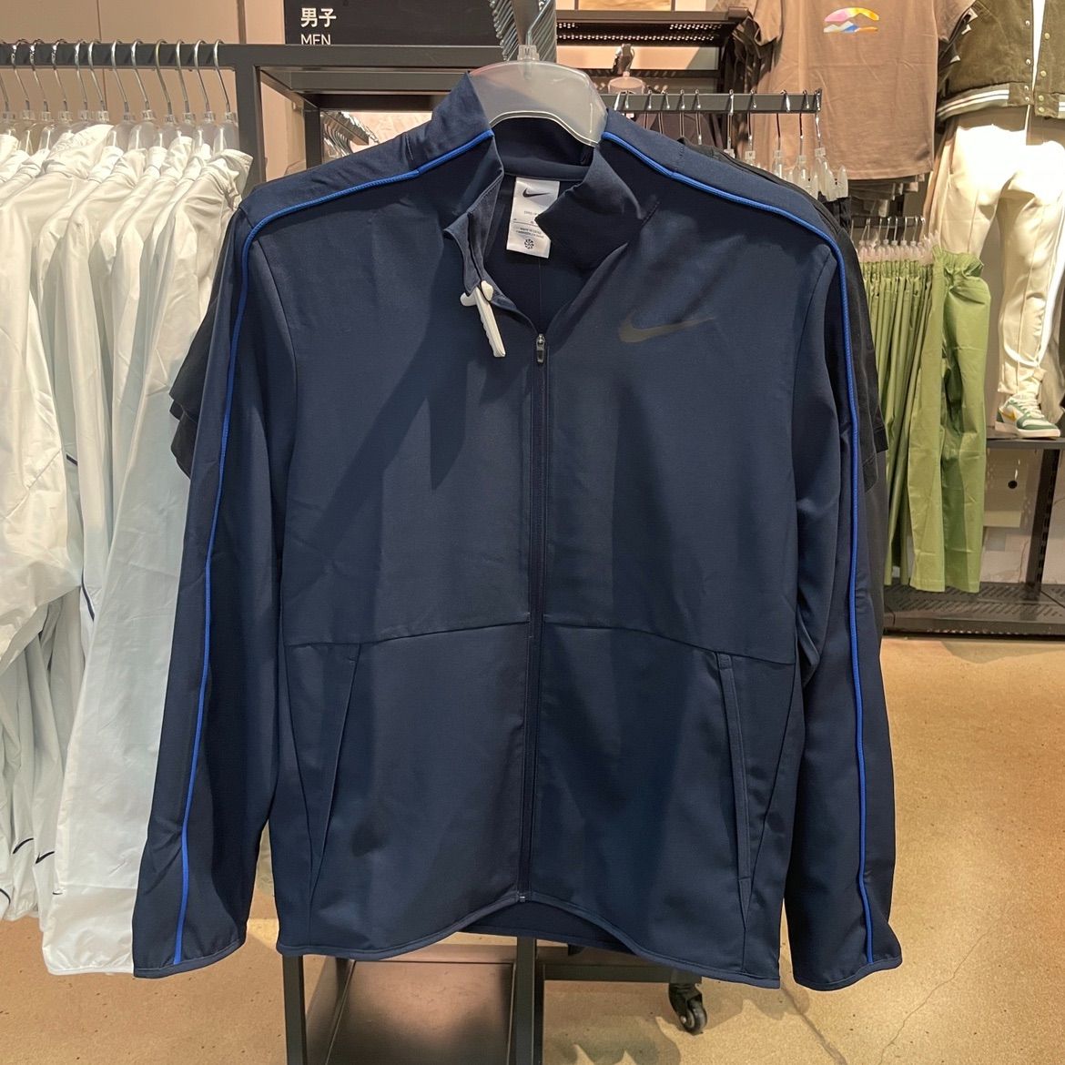 NIKE耐克外套运动休闲舒适梭织立领男装夹克DM6620-451 D DM6620-451 L