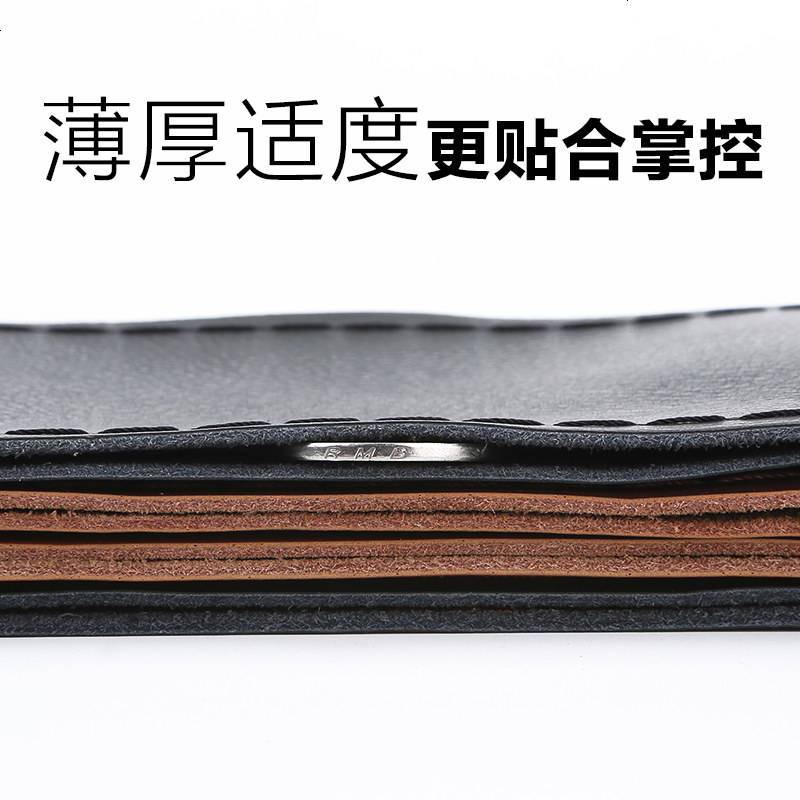 汽车方向盘套真皮手缝四季通用型冬季大众方向套牛皮把套防滑皮套