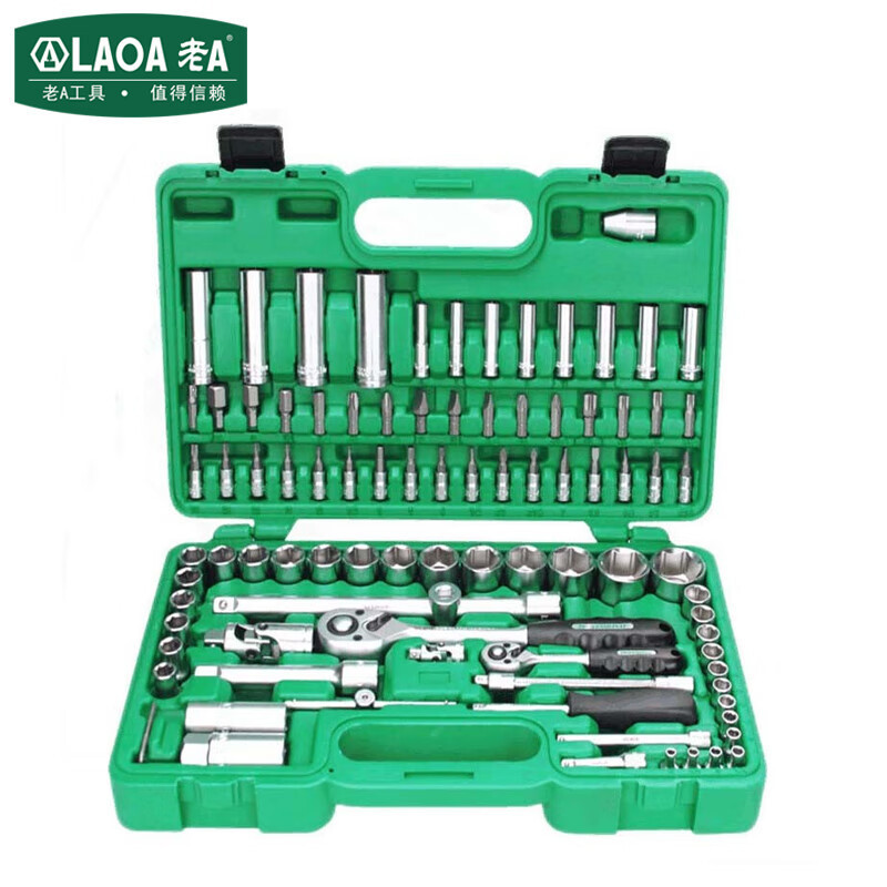 老A 94件套筒组套LA159094 1/4“+1/2” 94PCS (起订量1套)高清大图
