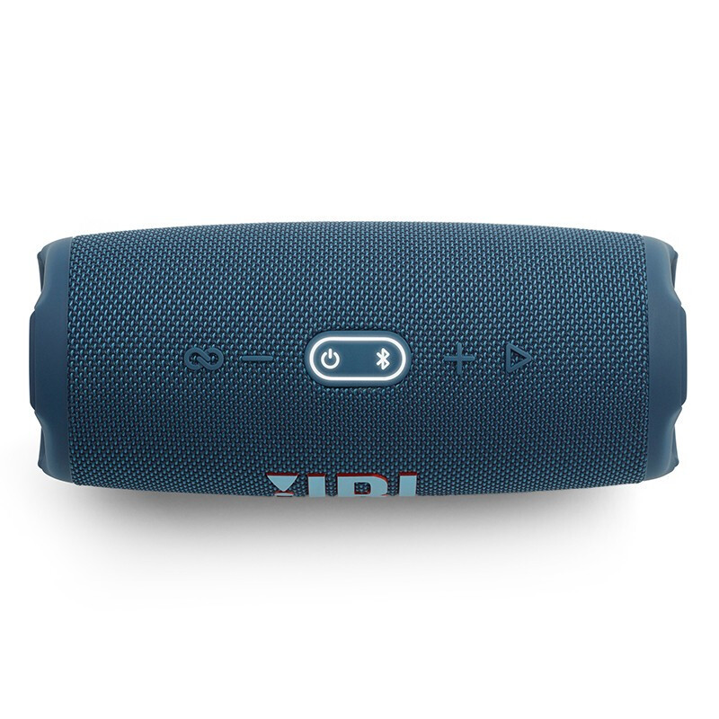 JBL CHARGE5 音乐冲击波五代 便携式蓝牙音箱+低音炮 户外防水防尘音箱桌面音响 增强版赛道扬声器 蓝色