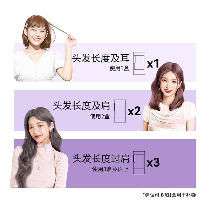 施华蔻斐丝丽染发剂4-68复古浆果2盒装泡泡染发霜泡泡潮染发膏染发乳高清大图