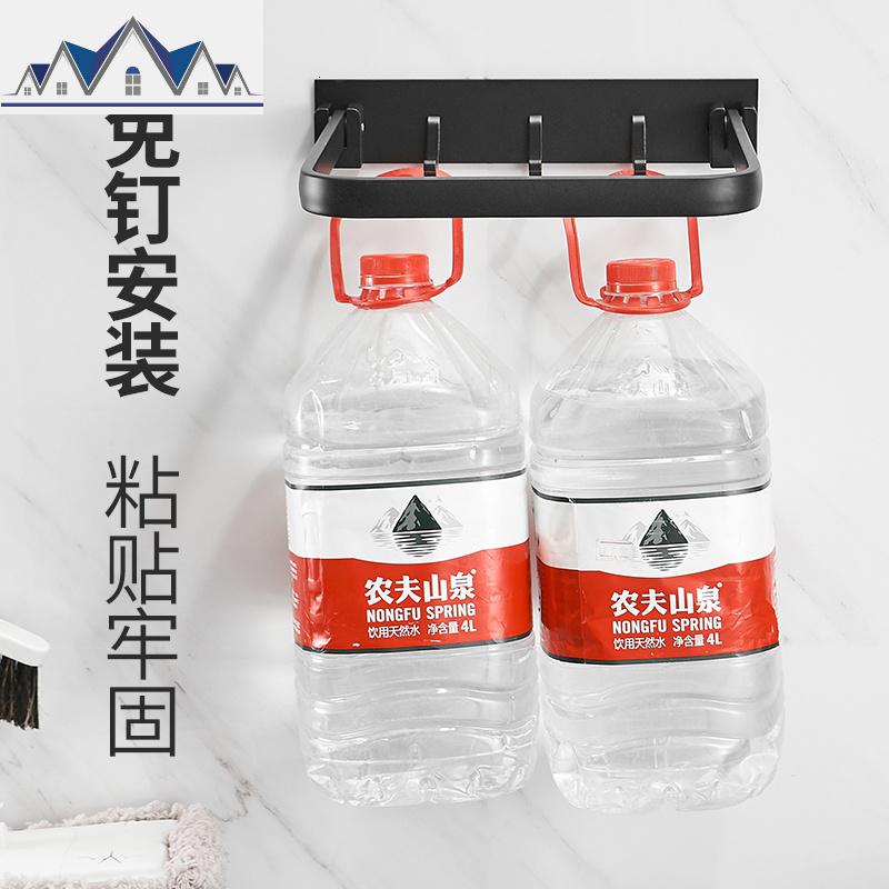 免打孔洗菜盆架壁挂厨房收纳置物架盆子多功能收纳菜盆架带排钩子 三维工匠高清大图