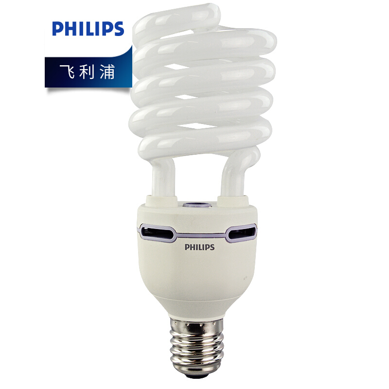飞利浦PHILIPS 80W E40 螺旋大功率节能灯 7只/箱 1箱