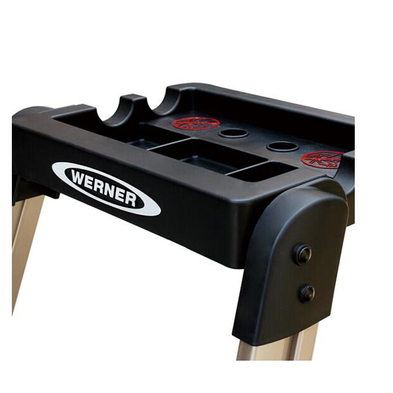 工具库 稳耐WERNER 优雅金三步宽踏板家用梯 1.39米 233T-3CN