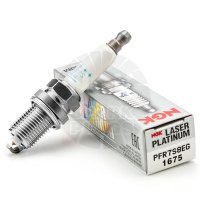 NGK双铂金火花塞 PFR7S8EG 1675 单支装 适用于奥迪A3A4LA5Q3Q5A6L大众迈腾速腾CC途观明锐