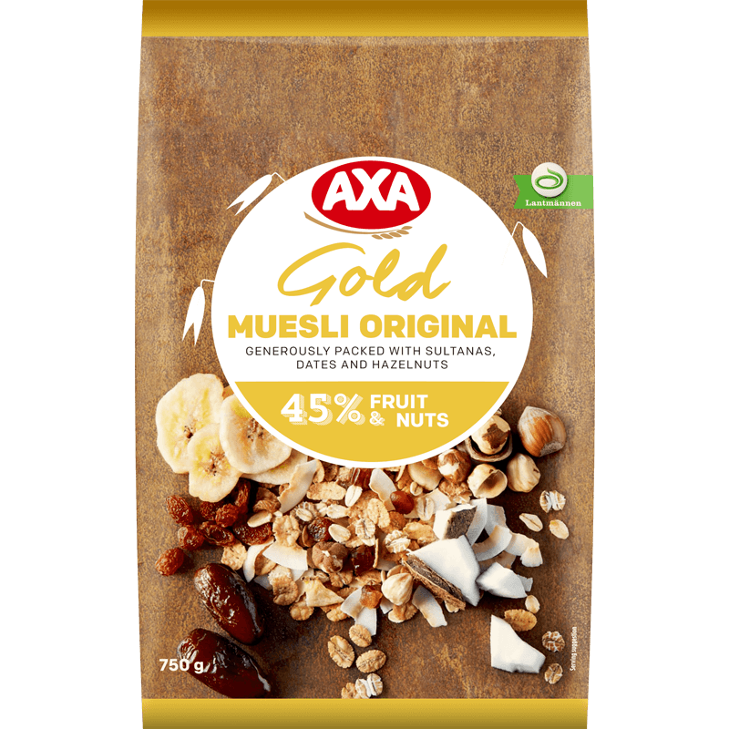 AXA45%坚果水果什锦混合麦片 750g
