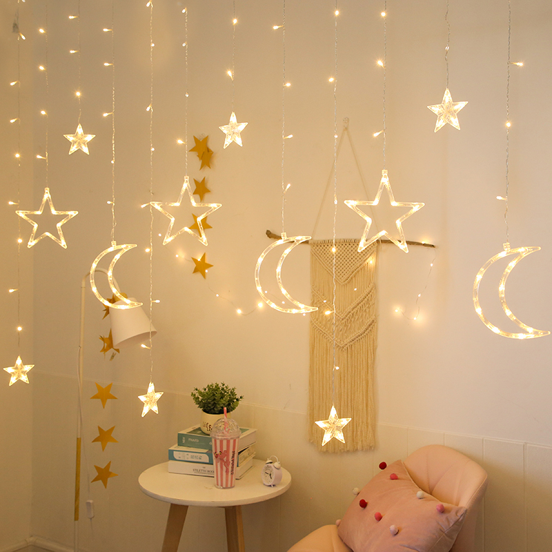 led星星灯小彩灯闪灯串灯闪电客满天星装饰灯串网红卧室少女心房间