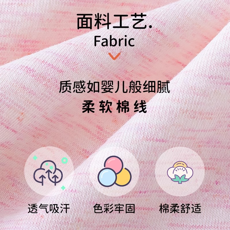 浪莎女童内裤三角纯棉平角儿童不夹pp宝宝大童女孩a类短裤四角裤高清大图