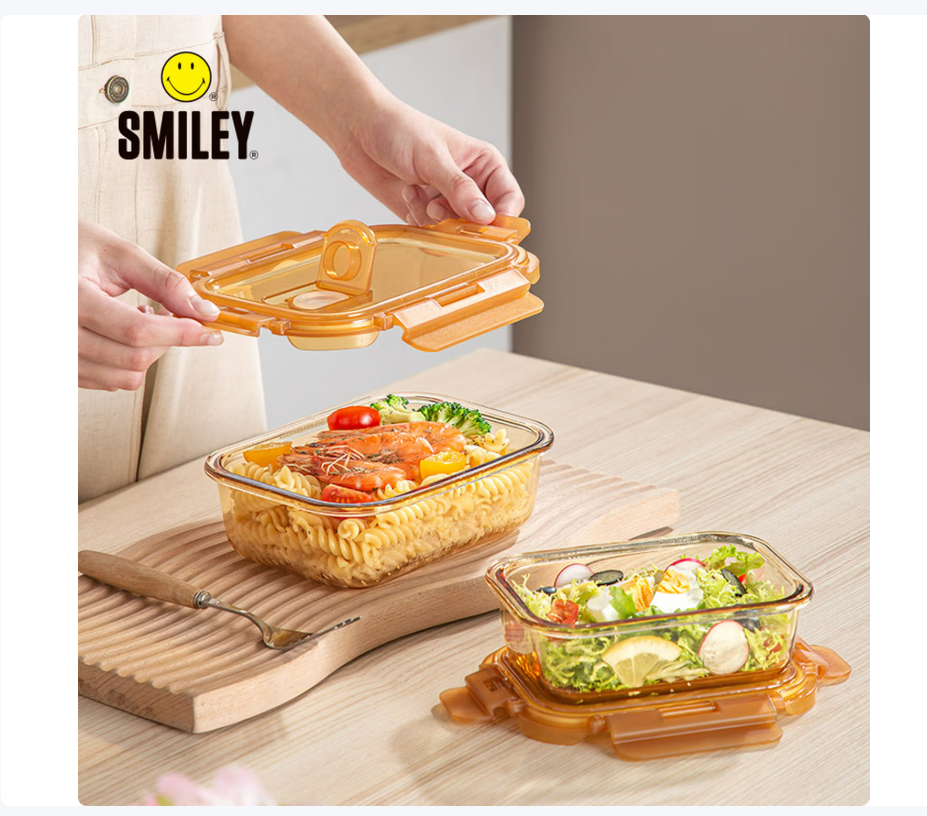 笑脸SMILEY(法国笑脸) 密封餐盒锦食套装 SY-HFH0201高清大图