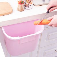 家用清洁工具厨房壁挂式垃圾桶加厚塑料橱柜垃圾筒无盖可挂式收纳桶创意简约生活日用清洁用品