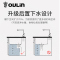 欧琳(OULIN) 水槽单槽手工槽9104 台上盆洗菜盆 厨房水池套装 单槽套餐